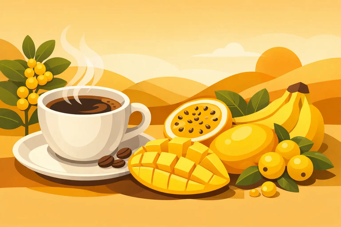 Café con frutos amarillos: a qué sabe