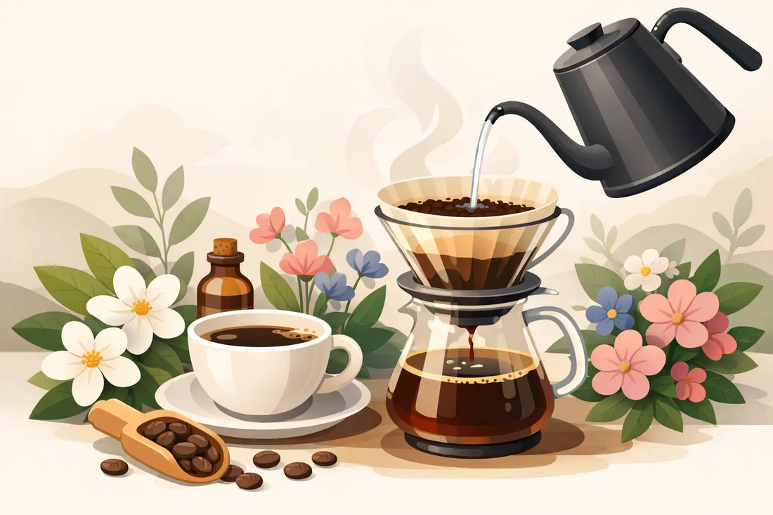 Cómo preparar café floral sin perder aroma