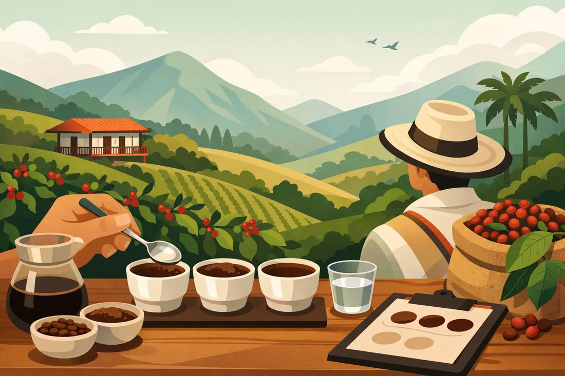 Cata de café en Colombia: qué la hace especial