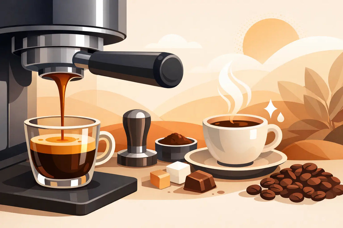 Guía de extracción espresso para una taza más dulce