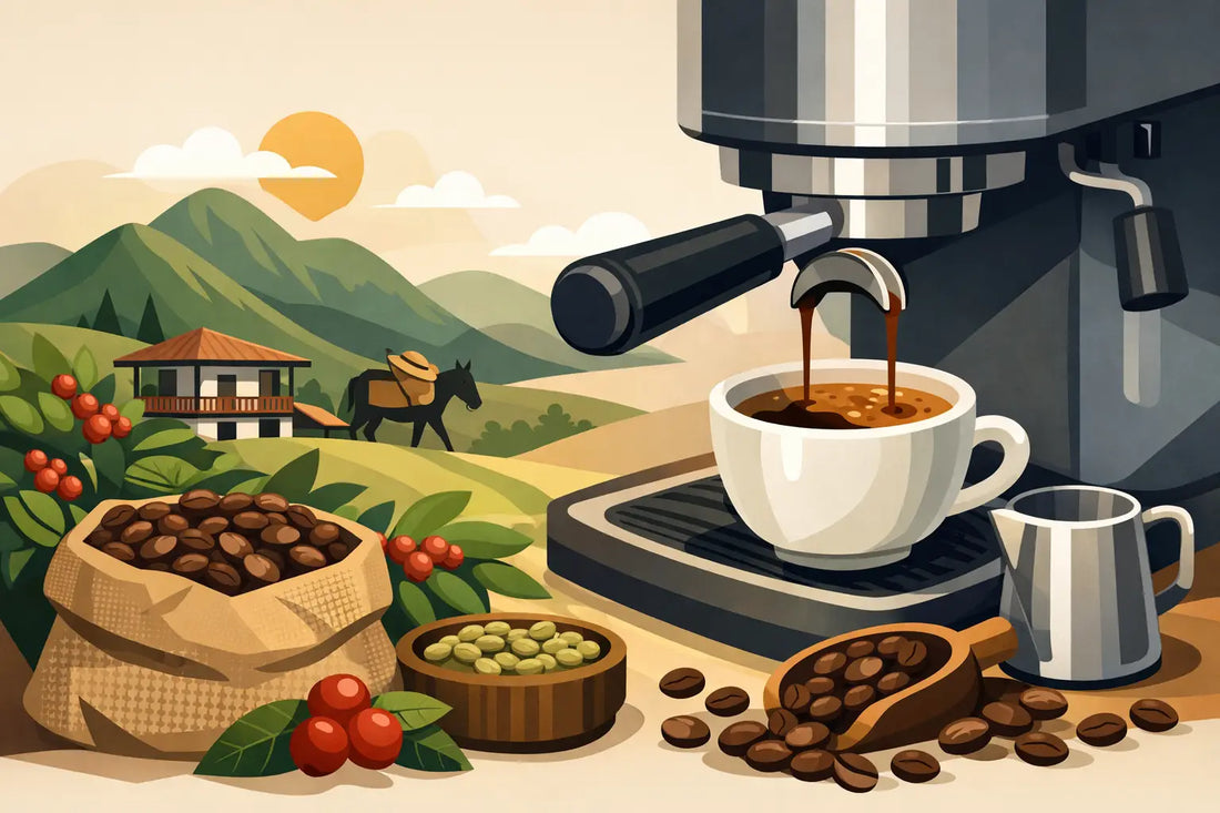 Mejor café colombiano para espresso