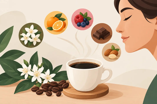 ¿Cómo identificar notas florales en el café?