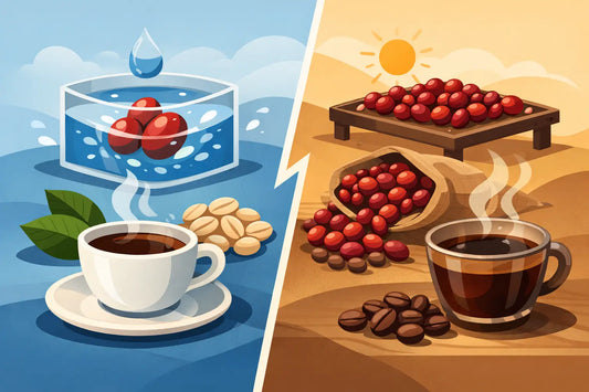 Café lavado vs natural: ¿qué cambia en tu taza?