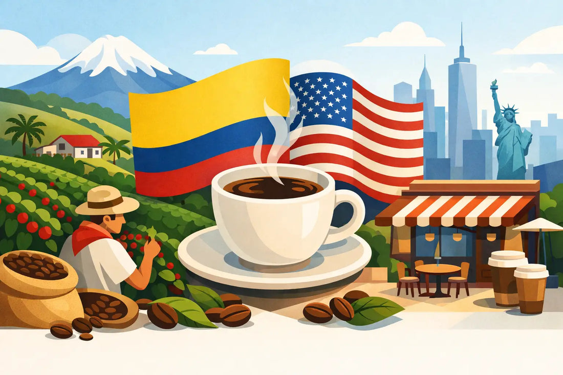 Café colombiano en Estados Unidos: qué buscar