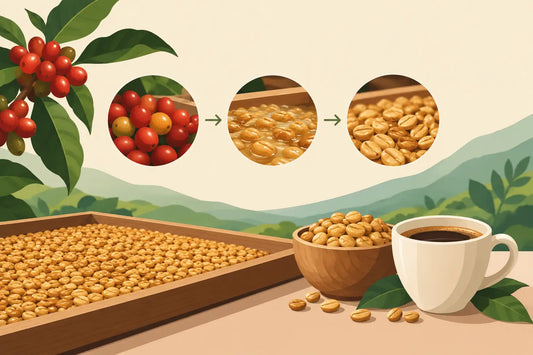 Proceso honey del café y dulzor de origen
