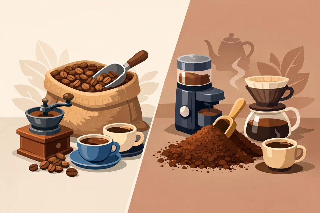 Cafe en grano vs molido: cuál elegir
