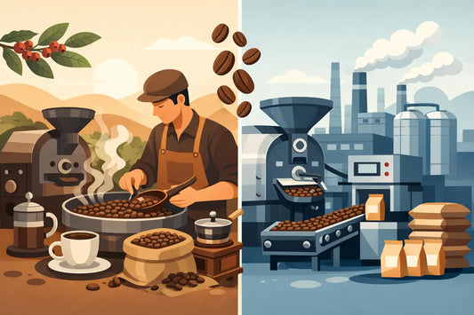 Café recién tostado vs industrial: qué cambia