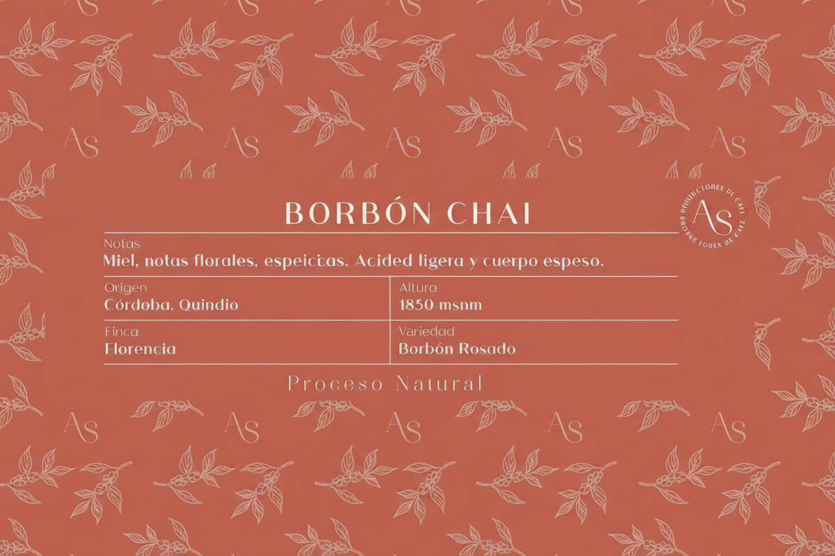 Borbón Chai - Patrón Frambuesa